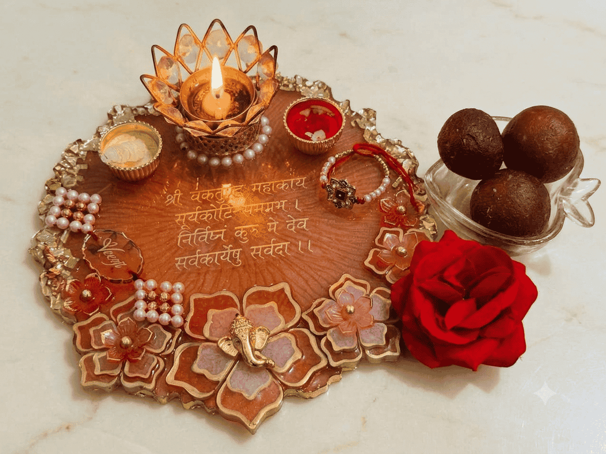 Premium Rakhi Thali - Gallery